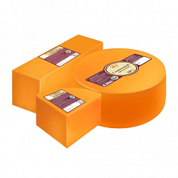 Продукт сычужный с ЗМЖ Юговской "Сливочный", 50%, ≈7 кг