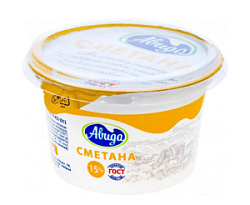 Сметана Авида 15%, 170 г