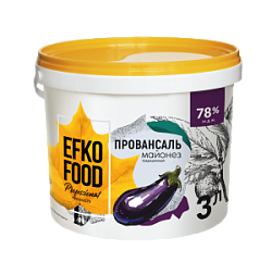 Майонез EFKO FOOD Professional 78%, 3 л.