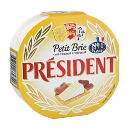 Сыр "Petit Brie" President 60%, 125 гр