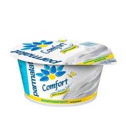 Йогурт густой Натуральный б/лакт. Parmalat Comfort 3,5%, 130 г