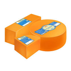 Продукт сычужный с ЗМЖ Юговской "Сметанковый", 50%, ≈2,5 кг