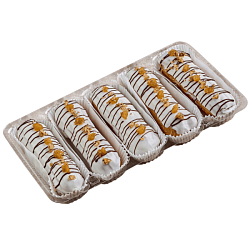 Эклер с карамелизированной грушей и сыром, глазир. Десертные Истории, 300 г