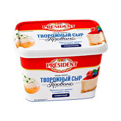 Сыр творожный Cream Cheese Прованс President 56%, 400 г