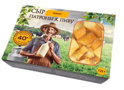 Сыр Патроны к пиву бекон, 125 гр