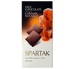 Шоколад молочный с солёной карамелью Спартак, 95 г