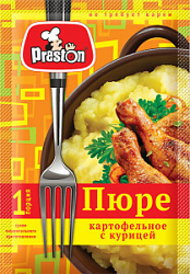 Пюре картофельное Pr.Preston с курицей, 34 гр