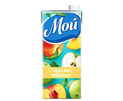 Нектар Мой Персик/яблоко, 1,93 л