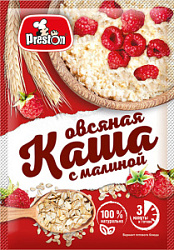 Каша овсяная Pr.Preston с малиной, 37 гр
