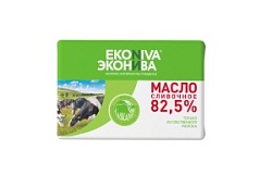 Масло сливочное Эконива 82,5%, 180 гр.